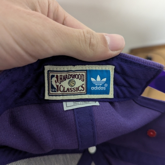 Vintage NBA Toronto Raptors Spellout Snapback Hat 90s Adidas - Picture 3 of 5